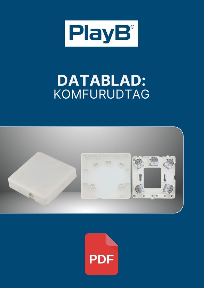 PlayB komfurudtag - download datablad